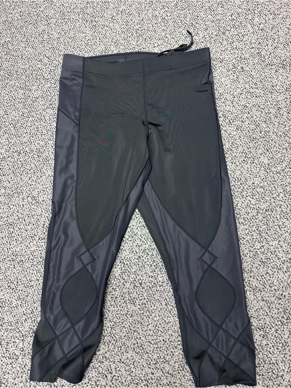 CW-X Black Performance 3/4 knicker Capri Tights
